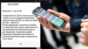 Mesajul șocant RO-ALERT primit azi-noapte de români, la ora 23:20. ANM și ISU, în alertă maximă
