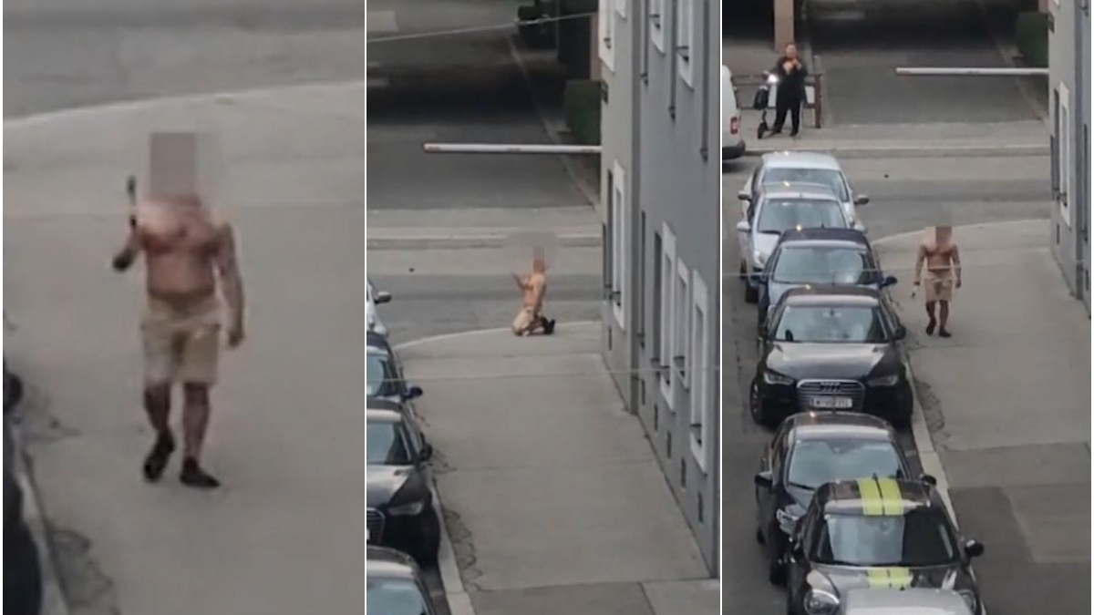 Cine este românul care a îngrozit Austria, după ce a ieșit cu toporul pe stradă! Bărbatul și-a omorât iubita