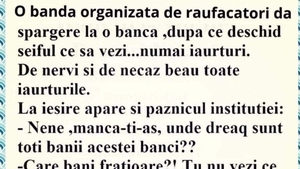 BANC | O bandă dă o spargere la o bancă și găsesc în seif numai iaurturi: "Unde-s banii?"