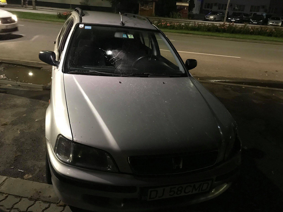 Împușcături în Craiova, după o șicanare în trafic!