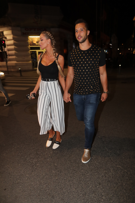 Bianca Drăgușanu și Tristan Tate au petrecut o seară agreabilă în oraș