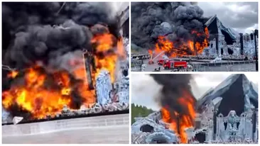 Incendiu la festivalul Tomorrowland din Belgia! Scena principală a fost mistuită de flăcări uriașe