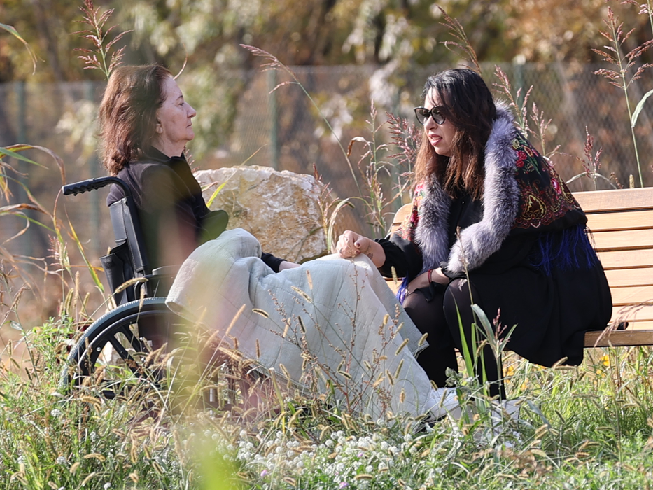 Oana a făcut și glume, pentru a o înveseli pe mama ei (Foto: CANCAN.RO)