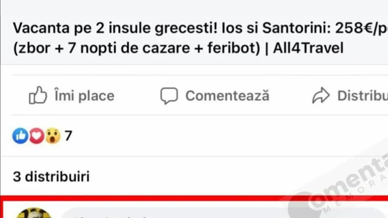 Râzi cu lacrimi! Cel mai tare anunţ: vacanţă pe 2 insule greceşti, Ios şi Santorini. Cum a răspuns un român, după ce a văzut oferta