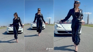 Karmen, criticată dur după ce s-a afișat cu Ferrari-ul 458 Spider, pe care tatăl său îl deține: “Lasă-ne cu superlativul / Ideea e copiată” | VIDEO