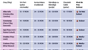 TOP 10 - Cele mai scumpe Târguri de Crăciun din România în 2025. În ce oraș este cel mai ieftin