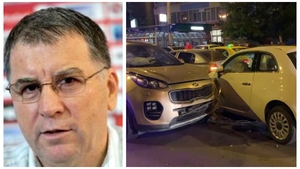 Valeriu Argăseală, implicat într-un accident rutier cu 4 mașini. Președintele FCSB ar fi produs carambolul