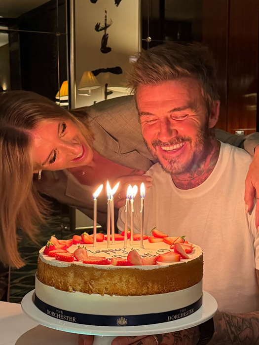 David Beckham de ziua lui, sursa-captură social media David Beckham