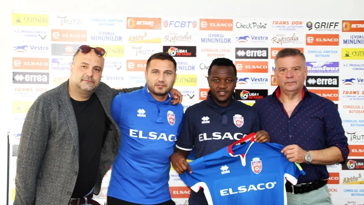 Hervin Ongenda a semnat pe doi ani cu FC Botoșani!