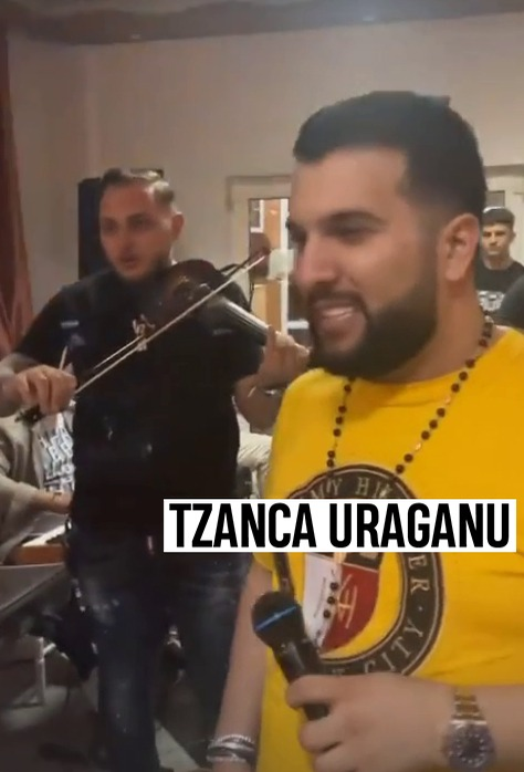 Imagine de la party-ul cu “Regele” Salam, Tzancă Uraganu și Romeo Fantastick (sursa foto captură video Instagram )