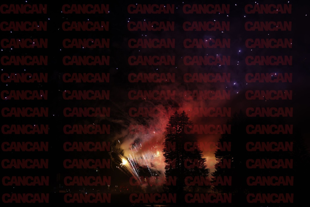 Focul de artificii pus la cale de Elon Musk (Foto: CANCAN.RO)