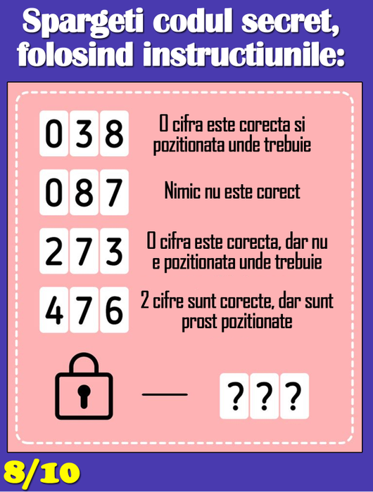 IQ test cu 10 întrebări | Prima: Ce număr urmează în seria 2, 3, 5, 9, 17?