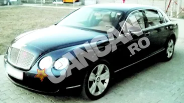 Politia a confiscat o limuzina de 80.000 de euro. Frate de candidat prins cu un Bentley furat