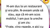 Bancul de marți | Frate, vino repede! E aici cu altcineva