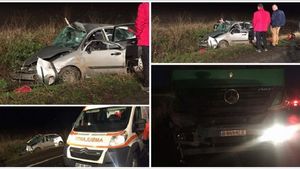 Accident violent în Arad! Doi oameni au murit striviţi, după ce maşina lor a fost spulberată de un TIR. Imaginile sunt înfiorătoare