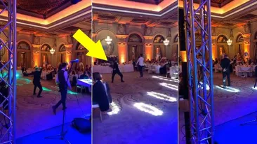 Filmarea care trebuia sa rămână secretă! Ce a făcut Gigi Becali la nunta fiicei sale | VIDEO