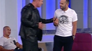 NICK RĂDOI l-a împins pe MIHAI MORAR, în direct: "Pleacă de aici, omule!" 