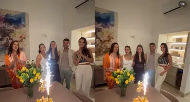 Adi Mutu, reuniune de familie cu fosta și actuala soție. „Briliantul” a strălucit între cele două