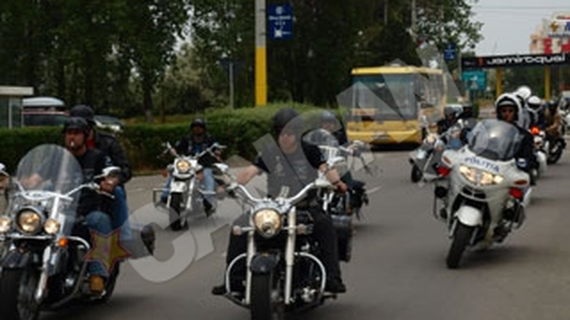 Parada moto pe litoral