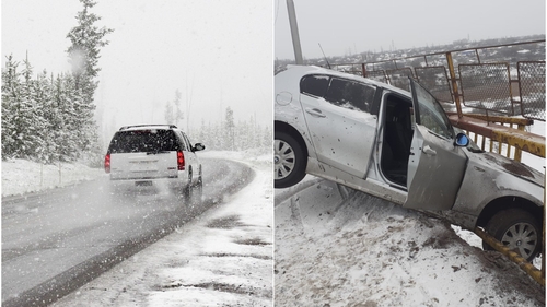Ninsorile au făcut ravagii! O femeie de 42 de ani a murit, după ce a pierdut controlul mașinii