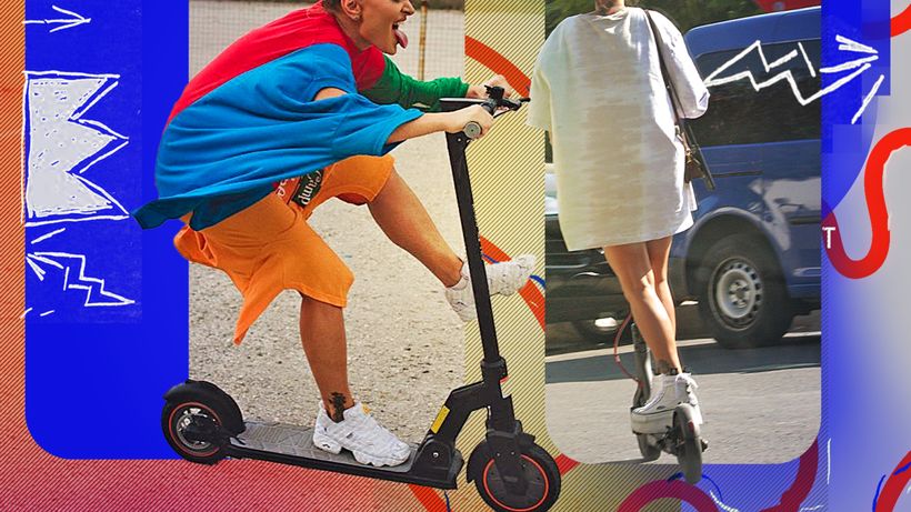 Vedetele autohtone, așa cum nu le-ai mai văzut niciodată! S-au urcat pe trotinete și… Cine e mai tare dintre Delia sau Inna?