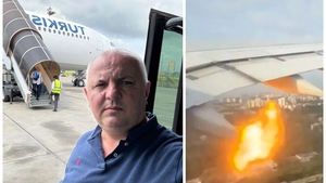 Clipe de groază pentru afaceristul Avram Gal, aflat în timpul unui zbor. La scurt timp după decolare, unul dintre motoarele aeronavei a luat foc