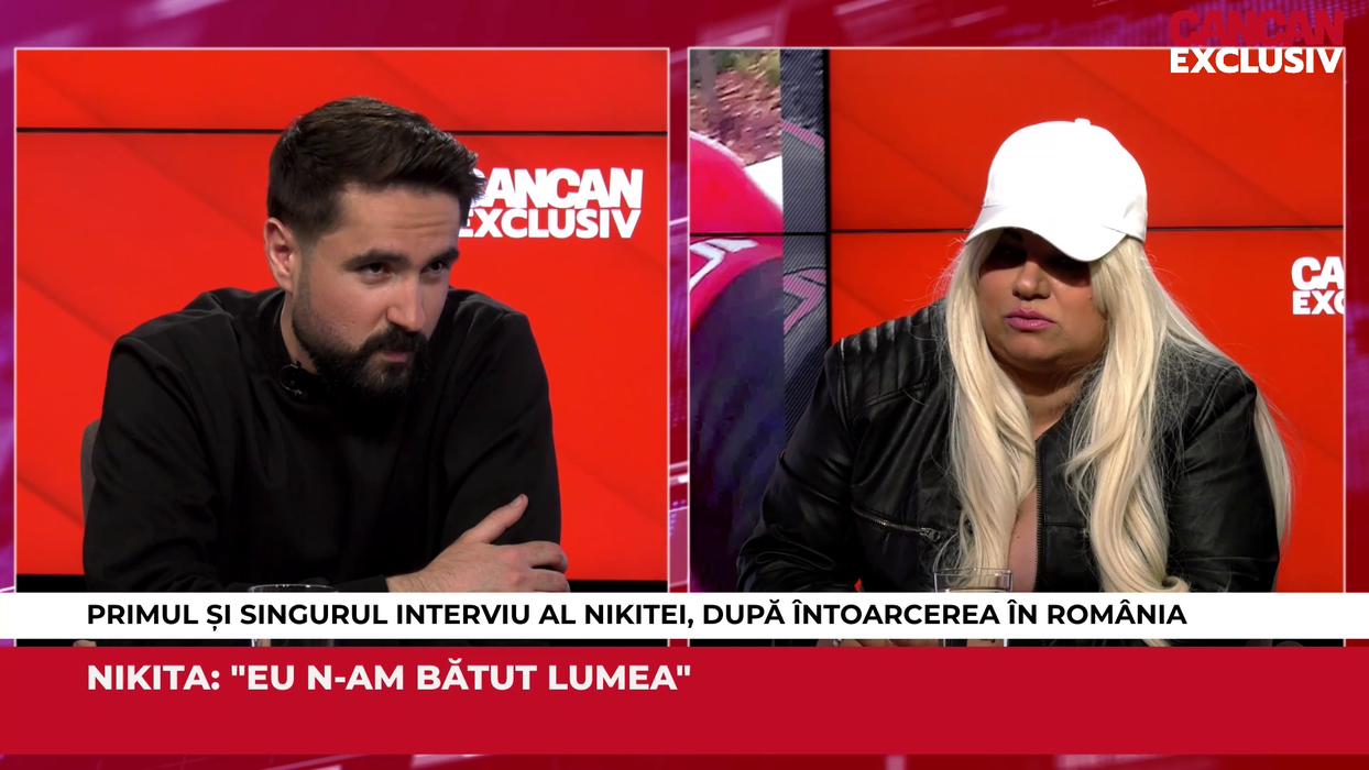 Interviul integral poate fi urmărit, în premieră națională, pe canalul de YouTube "Cancan" (Foto: captură video)
