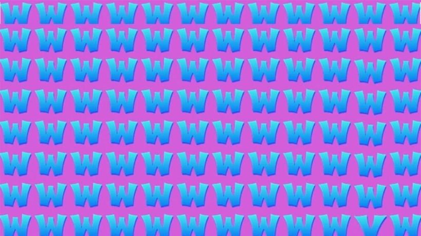 Iluzie optică virală | Nu toate literele din această imagine sunt „W”. Puteți descoperi „intrusul”?