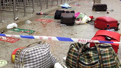 Atac terorist intr-o gara din China! S-au inregistrat 28 de morti si peste 170 de raniti!