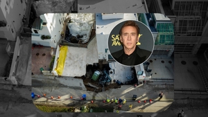 O groapă uriașă a apărut în fața vilei lui Nicolas Cage din Malibu. Autoritățile au declarat stare de urgență locală