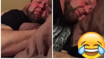 Si-a gasit sotul in pat, in miezul zilei. A vrut sa il inveleasca si a ramas uimita. Ce era sub patura barbatului VIDEO