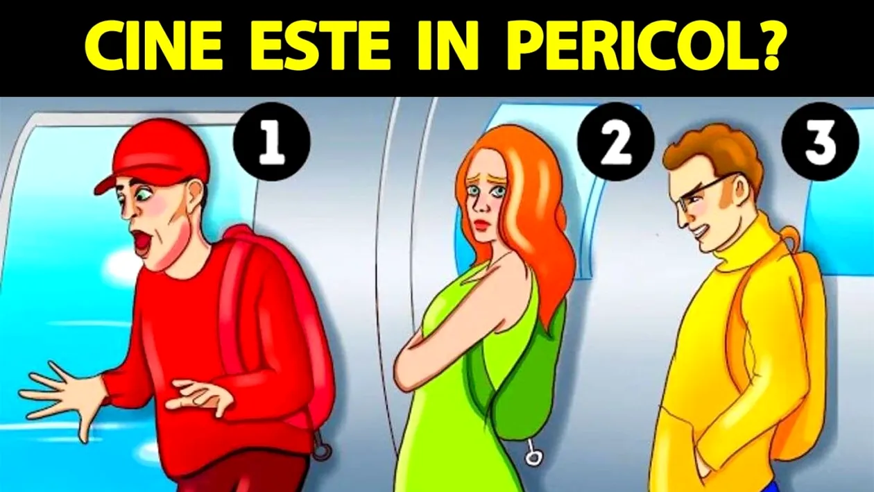 Test IQ exclusiv pentru genii | Cine este în pericol?