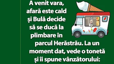 BANC | Bulă se duce în Herăstrău: 2 înghețate, vă rog!