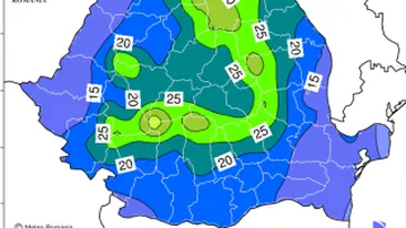 ANM a făcut estimările meteorologice pentru patru săptămâni. Ce valori vor avea temperaturile
