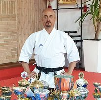 Alin Moldoveanu este și instructor de arte marțiale