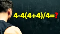 Ești mai inteligent decât un elev de clasa a șaptea? Rezolvă acest test IQ: 4-4(4+4)/4
