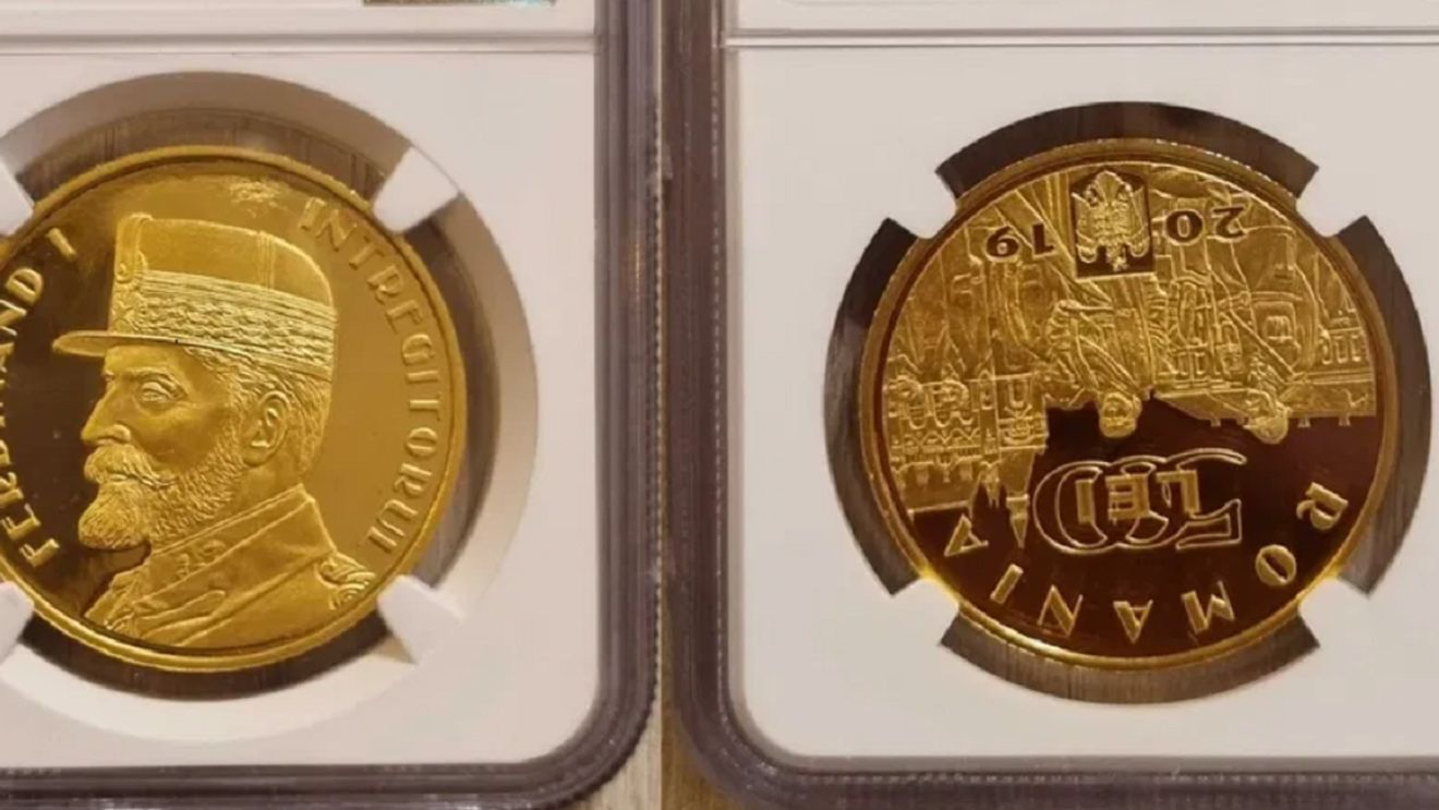 O ai acasă la bunici sau părinți? Suma ireală cu care se vine o monedă cu chipul Regelui Ferdinand I din 2019