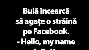 BANC | Bulă încearcă să agațe o franțuzoaică pe Facebook