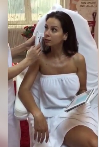 Iuliana Luciu şi-a testat tenul