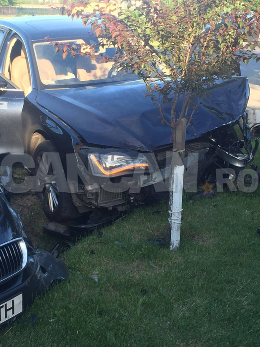 Cristina Spătar a făcut accident de circulaţie! Imagini EXCLUSIVE CANCAN.ro!