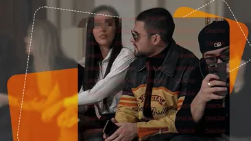 Mario Fresh, absorbit de compania misterioasă din primul rând. Modelele de la Bucharest Fashion Week nu au fost atracția principală