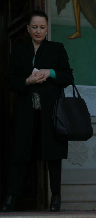 Maria Dragomiroiu a venit pentru a doua oară la căpătâiul prietenei sale, Ileana Ciuculete.