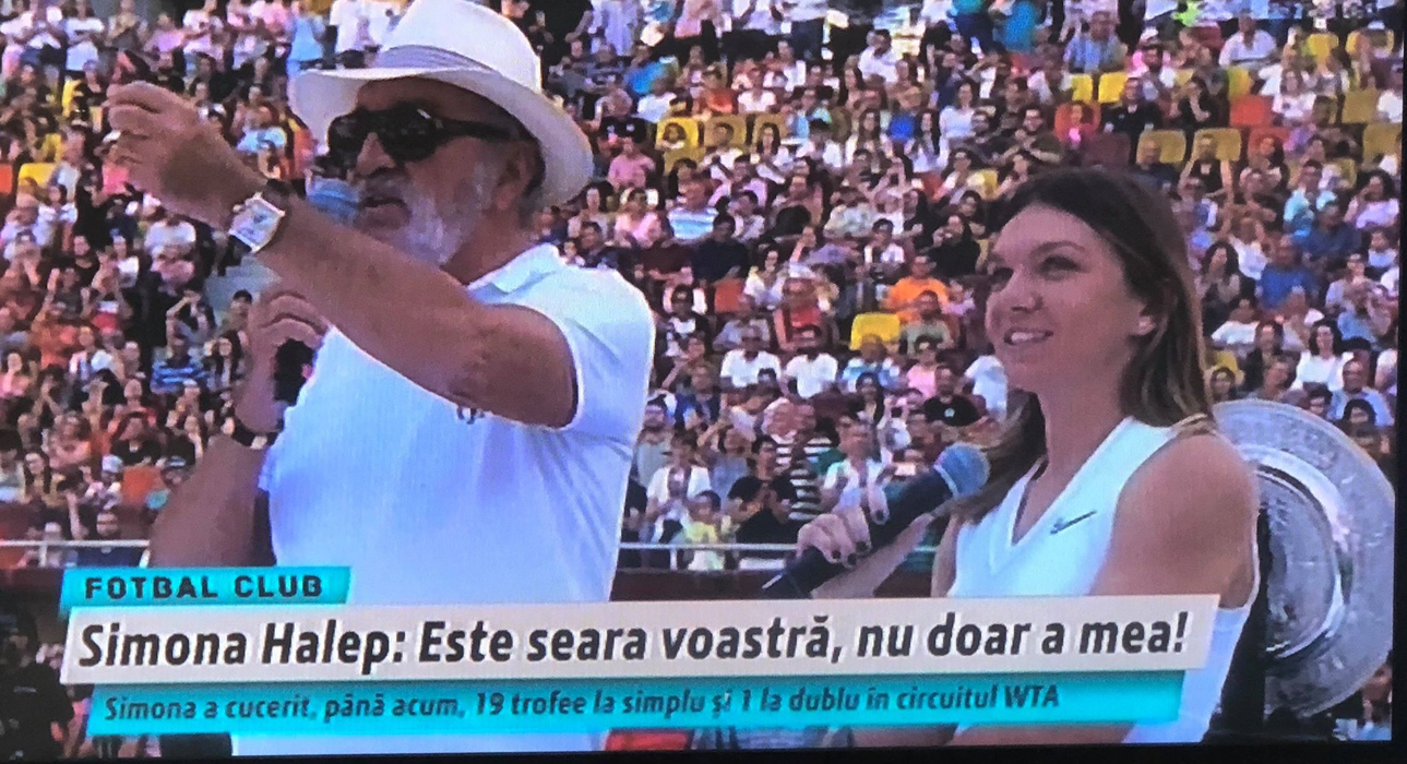 Simona Halep și-a prezentat trofeul Wimbledon 2019 pe Arena Națională: ”Vreau un milion de copii!” Primele imagini de la eveniment
