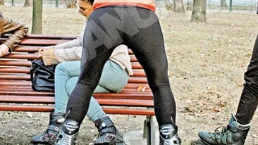 A topait pana a picat lata! Asistenta matinalilor Razvan si Dani a facut show in parcul Moghioros