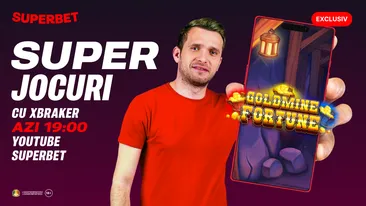 (P) Xbraker te așteaptă cu SuperJocuri pe YouTube Superbet
