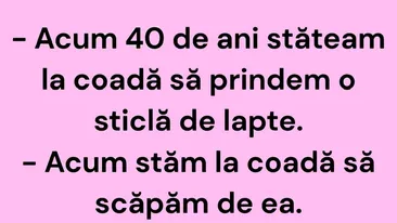 Bancul începutului de săptămână | Acum 40 de ani...