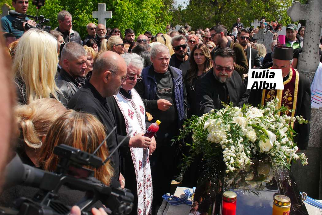 Iulia Albu, gest uluitor la înmormântarea lui Răzvan Ciobanu!