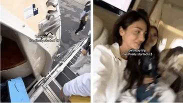 Andreea Bostănică, aroganță de ziua ei de naștere! A sărbătorit la înălțime, într-un avion privat