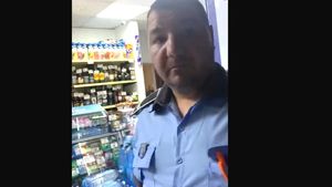 VIDEO. Polițist din Craiova, fără mască de protecție în magazin. Cu cât a fost amendat omul legii