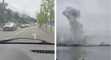 Autoevacuare în masă în apropierea Portului Constanța după explozie! Zeci de persoane părăsesc zona